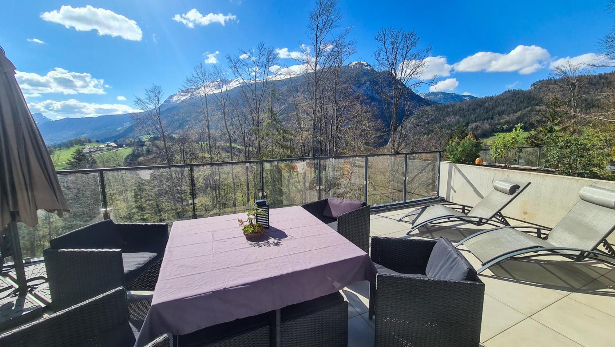 Le Berceau Des Aiguilles - Vue Montagne, Terrasse - Aravistour Apartment Saint-Jean-de-Sixt Ngoại thất bức ảnh